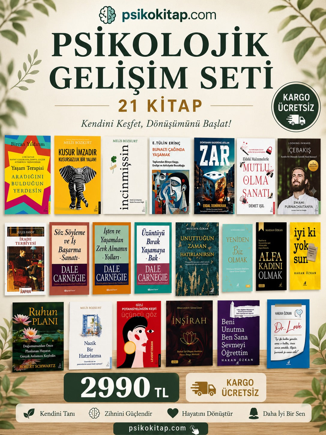 PSİKOLOJİK Gelişim Seti 21 Kitap Set